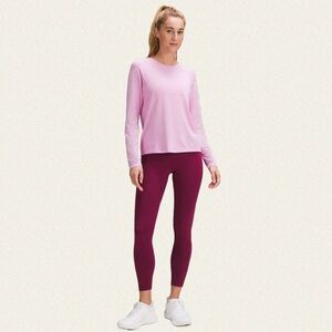 lululemon athletica Pink Long Sleeve Tee